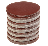 Круг абразивный шлифовальный на липучке Ø125 P320 (УПАКОВКА ПО 100ШТ)