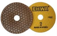 Алмазные гибкие шлифовальные круги EHWA Pads 4-STEP D100 №2 Алмазные гибкие шлифовальные круги EHWA Pads 4-STEP D100 №2