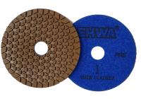 Алмазные гибкие шлифовальные круги EHWA Pads 4-STEP D100 №1 Алмазные гибкие шлифовальные круги EHWA Pads 4-STEP D100 №1
