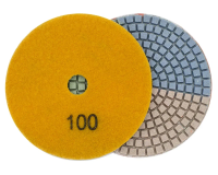 Алмазные гибкие шлифовальные круги ТриКолор Pads 7-STEP.D100 №100 Алмазные гибкие шлифовальные круги ТриКолор Pads 7-STEP.D100 №100