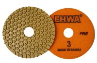 Алмазные гибкие шлифовальные круги EHWA Pads 4-STEP D100 №3 Алмазные гибкие шлифовальные круги EHWA Pads 4-STEP D100 №3